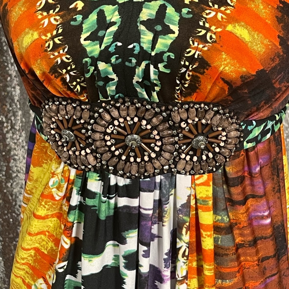 Maxi dress great for summer! Floor length